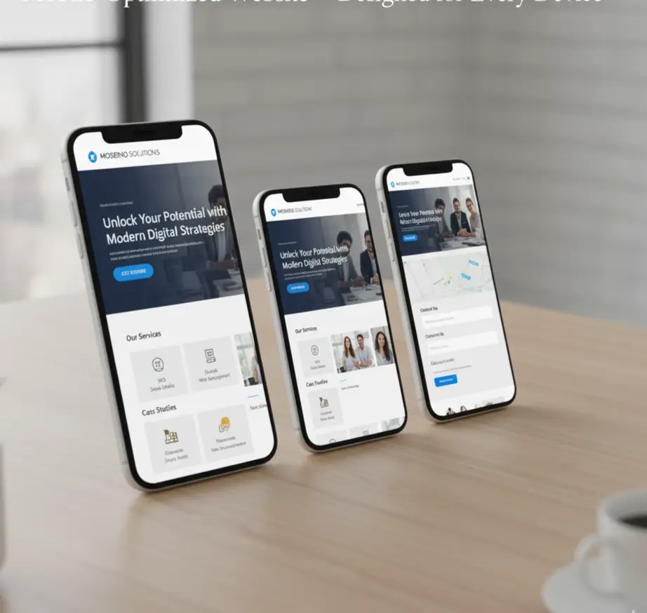 Responsive Website Designs In mobile screens