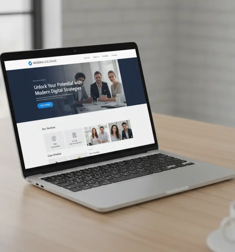 Website design in Laptop | Fakir Masood