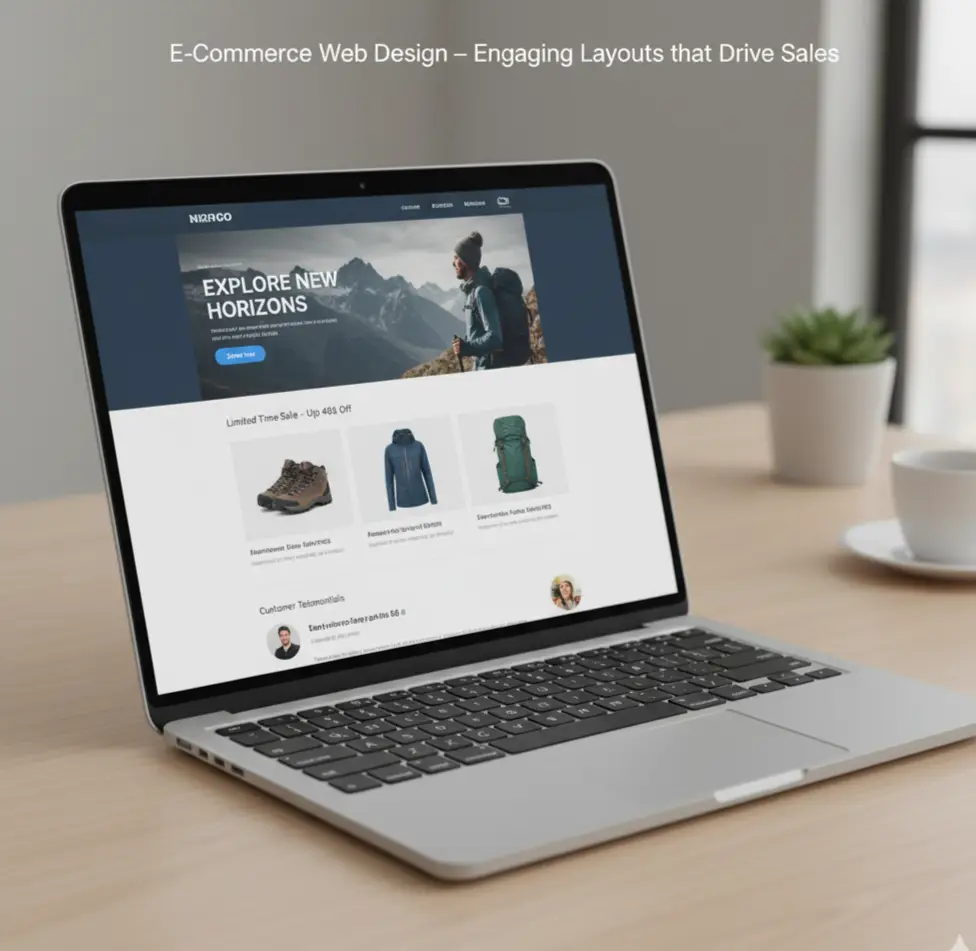 Website designing services In Laptop in UAE