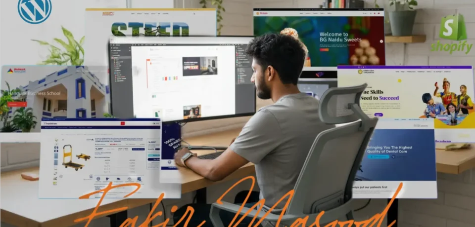 Web development setup – WordPress and website design services in UAE