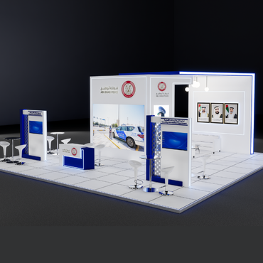Abudhabi Police Event 3d Design by fakirmasood