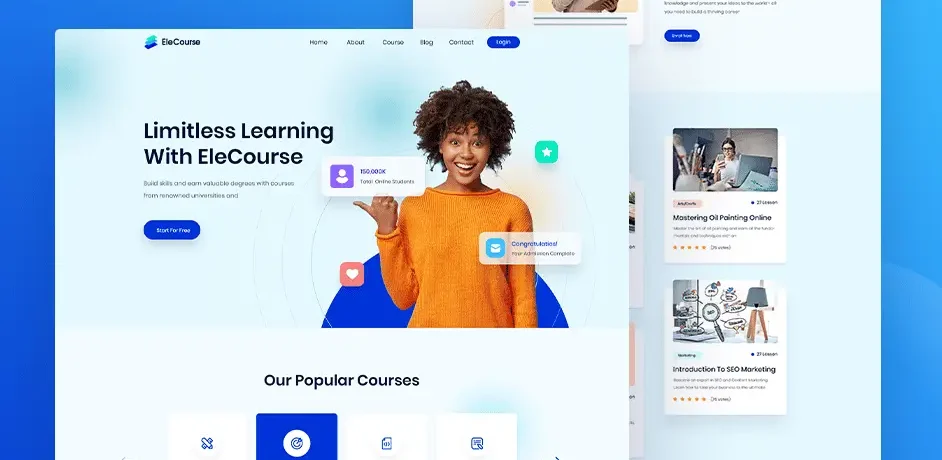 Glowell Website Design by Fakir masood
