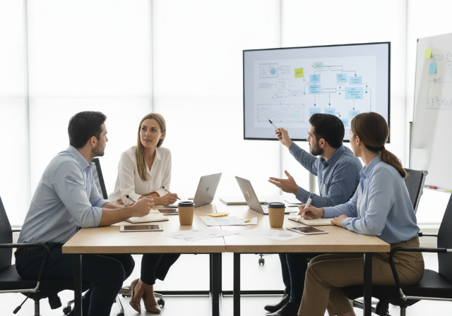 Fakir Masood Digital Marketing Team Meeting