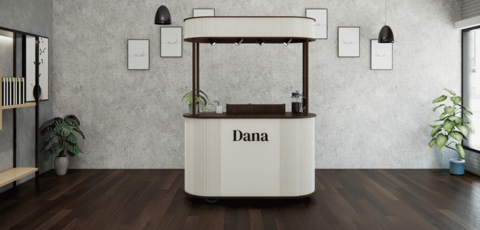 Dana Coffee Cart 3D Design by Fakir Masood