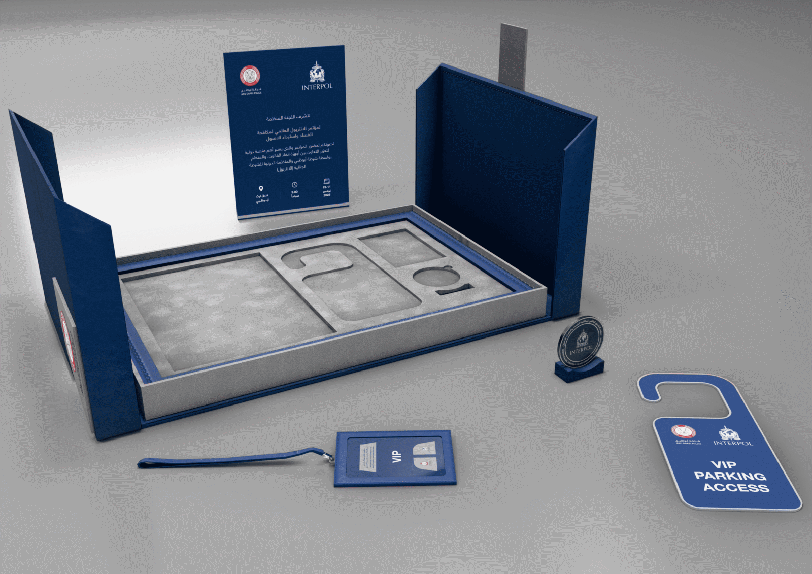 Abu Dhabi Police Gift Box 3D Design by Fakir Masood