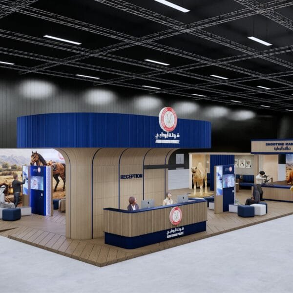 Abu Dhabi Police Hunting Exhibition Booth Design by Fakir Masood