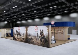 Abu Dhabi Police Hunting Exhibition Booth Design by Fakir Masood