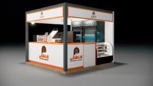 Al Dimashqi Food Kiosk Design by Fakir Masood