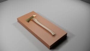 Civil Defence Ceremonial Axe and Presentation Box Design by Fakir Masood