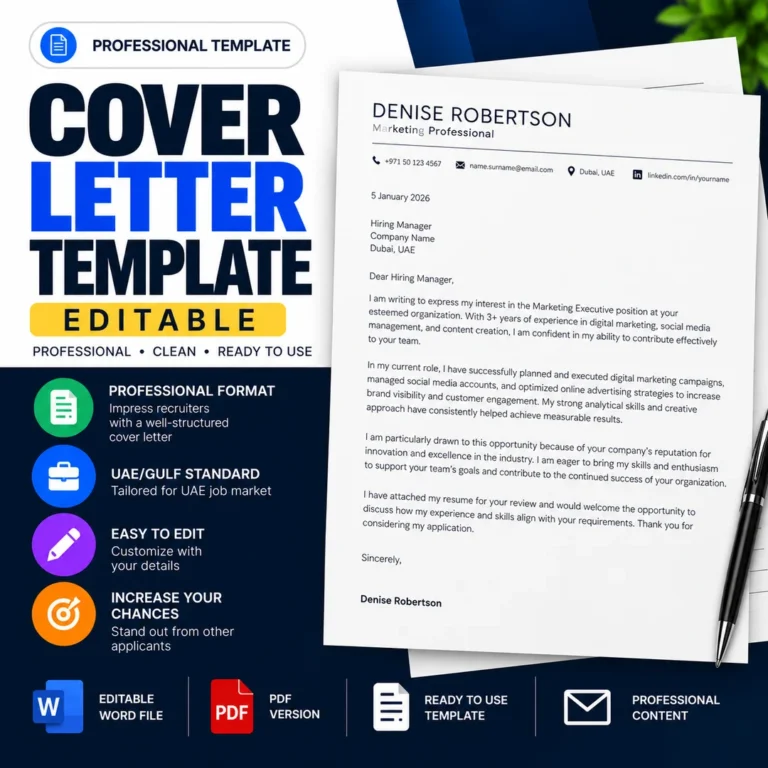 Cover Letter Template