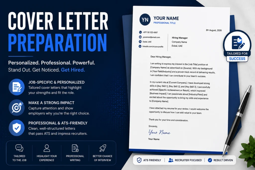 Job-specific cover letter writing service by Fakir Masood