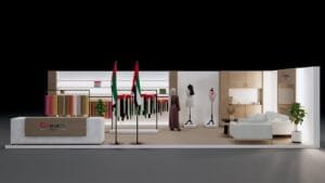 Emirates Flags Exhibition Booth Design by Fakir Masood