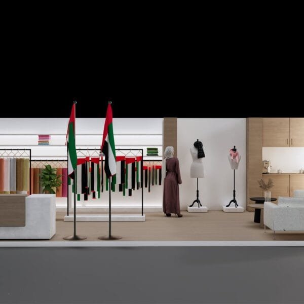 Emirates Flags Exhibition Booth Design by Fakir Masood