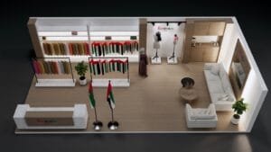 Emirates Flags Exhibition Booth Design by Fakir Masood