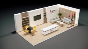 Emirates Flags Exhibition Booth Design by Fakir Masood
