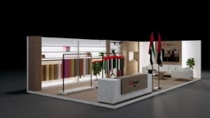 Emirates Flags Exhibition Booth Design by Fakir Masood