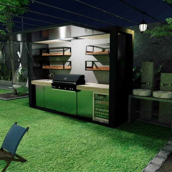 Private Villa Backyard and Outdoor Living Design by Fakir Masood