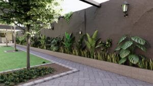 Private Villa Backyard and Outdoor Living Design by Fakir Masood