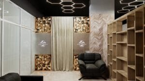Rusty Blade Barbershop Interior Design by Fakir Masood