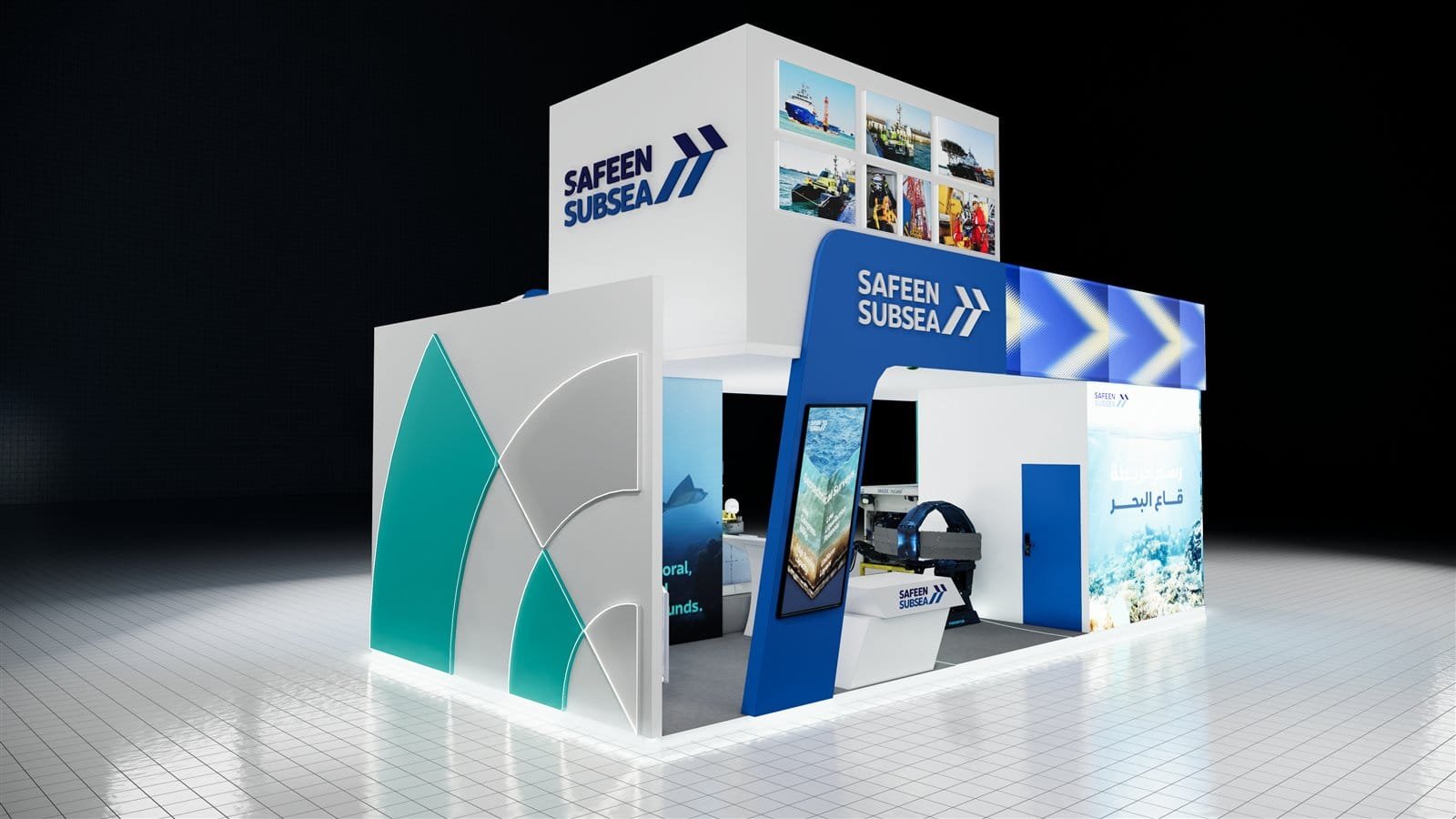 SAFEEN Subsea Exhibition Stand Design by Fakir Masood