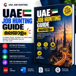 UAE Job Hunting Guide Malayalam - practical guide to getting more interview calls in the UAE