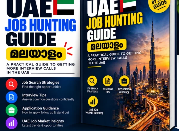 UAE Job Hunting Guide Malayalam - practical guide to getting more interview calls in the UAE