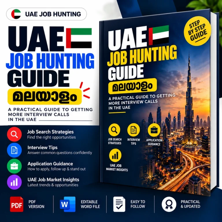 UAE Job Hunting Guide Malayalam