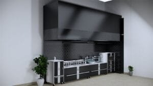 Western Kitchen BBQ Cabinet Product Design by Fakir Masood
