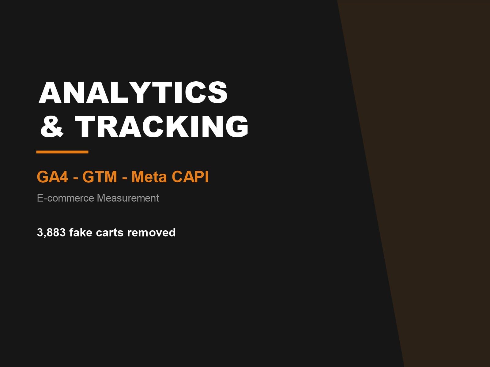 E-commerce analytics and tracking rebuild - GA4, GTM and Meta CAPI by Fakir Masood