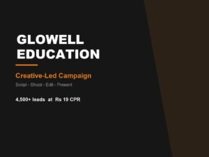 Glowell Education creative-led ad campaign written, shot and presented by Fakir Masood